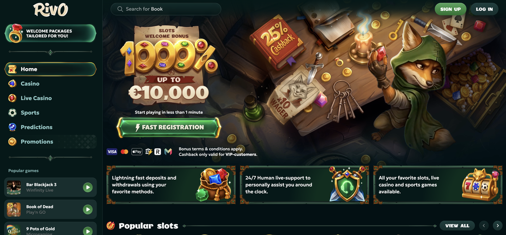 Rivo Casino — Credit Card Casino